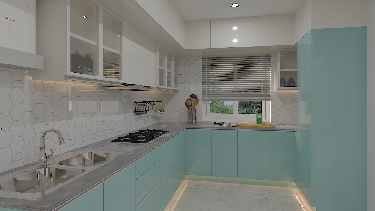 Modern 3Bhk Apartment Interior Design - 3 3D model_4