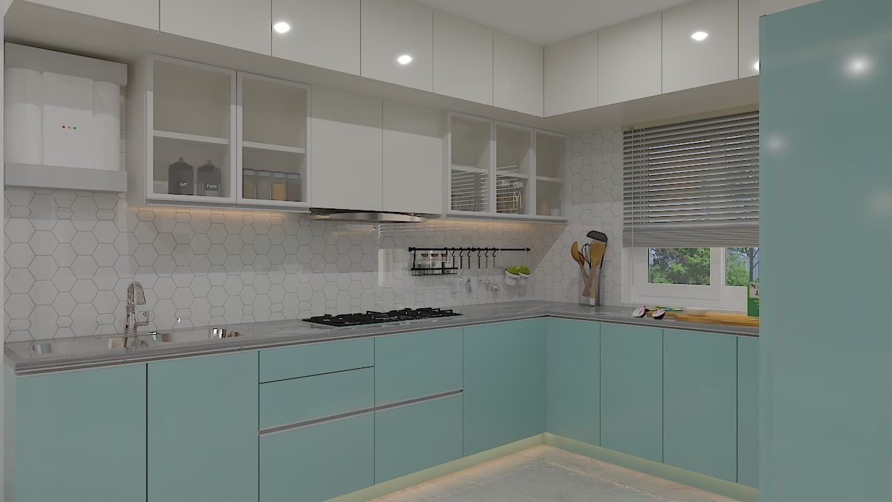 Modern 3Bhk Apartment Interior Design - 3 3D model_3