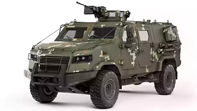 Kozak-5 tactical 2016 3D model