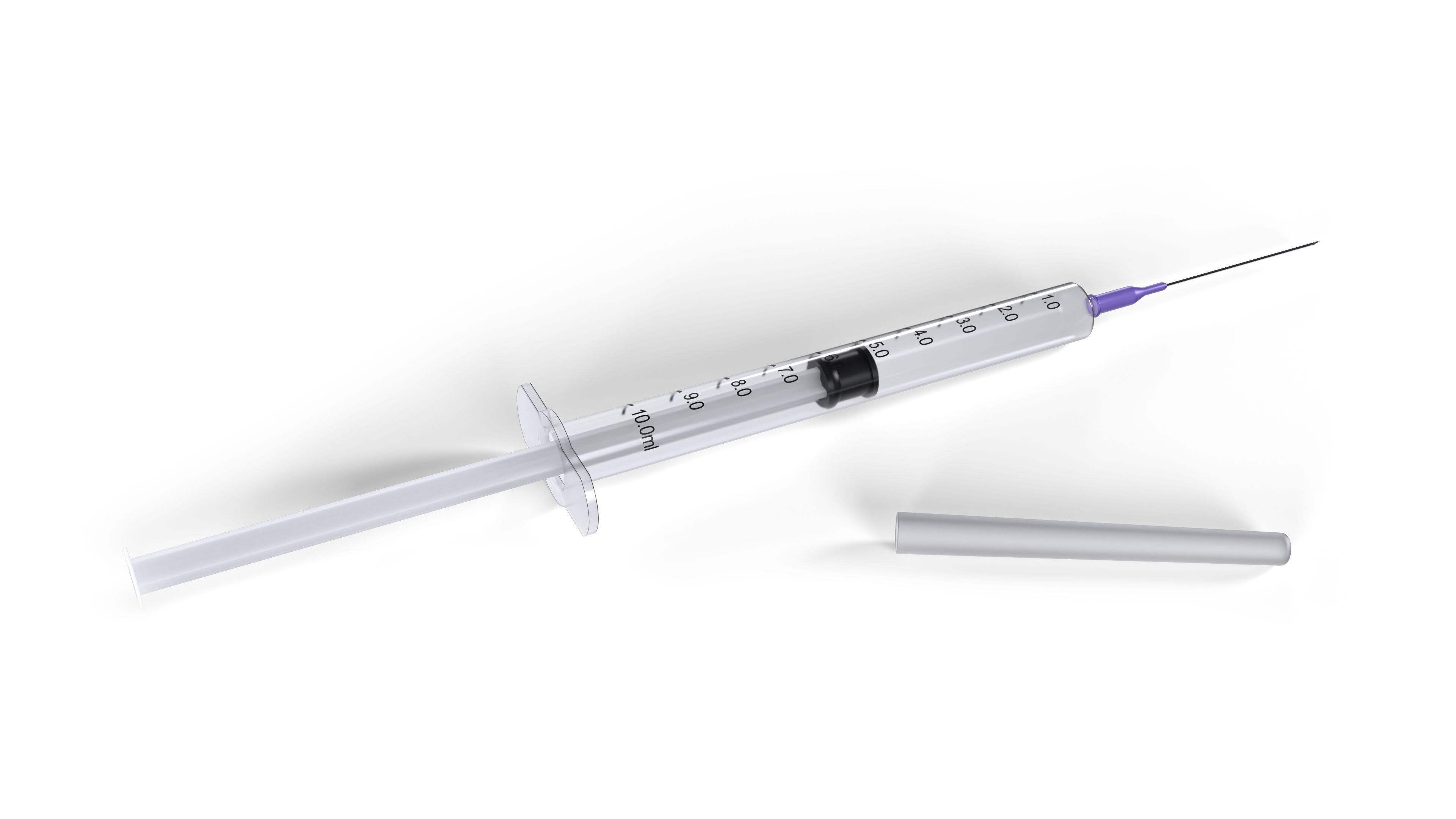 Vaccine Syringe 3D model_5