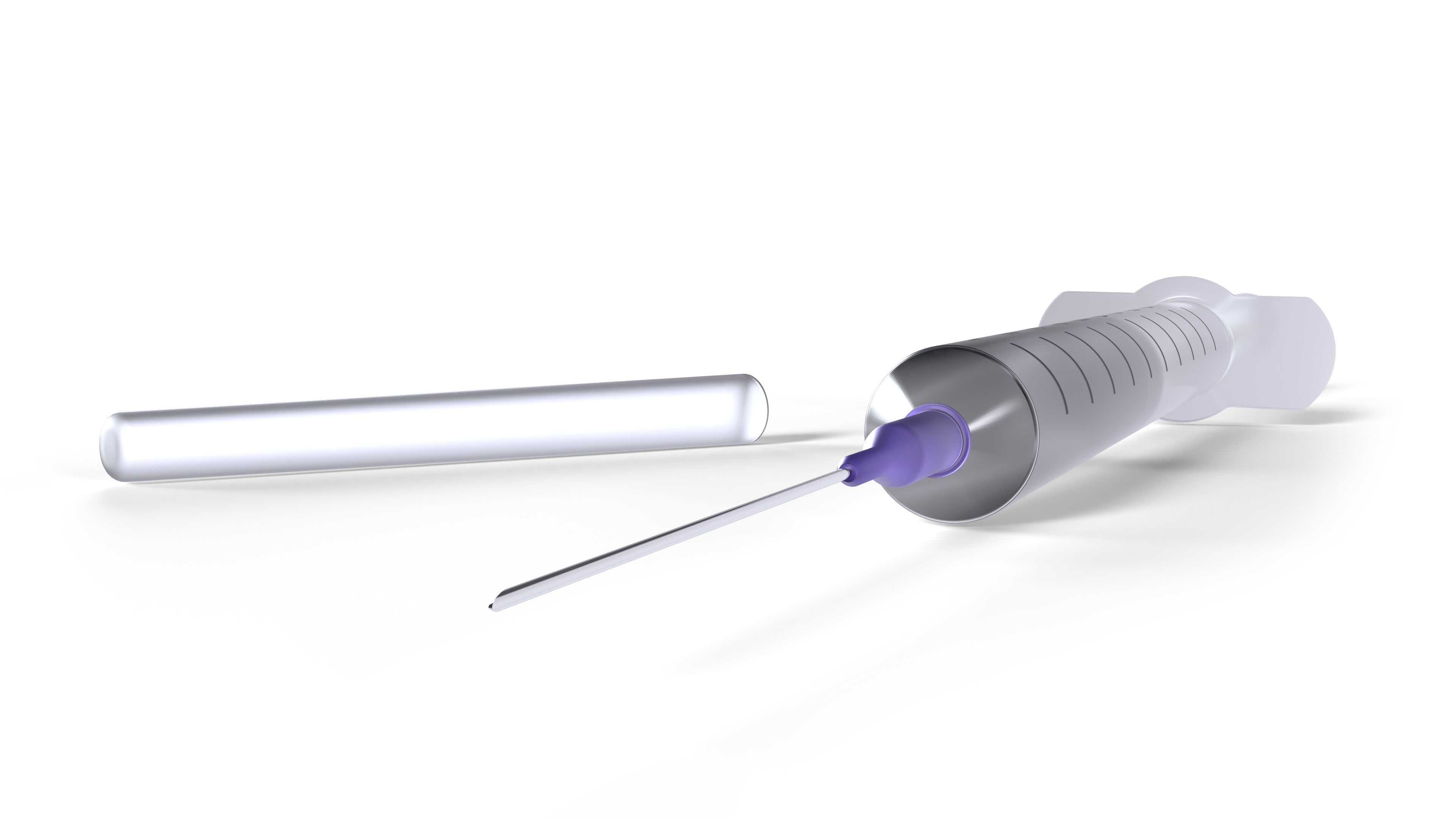 Vaccine Syringe 3D model_6