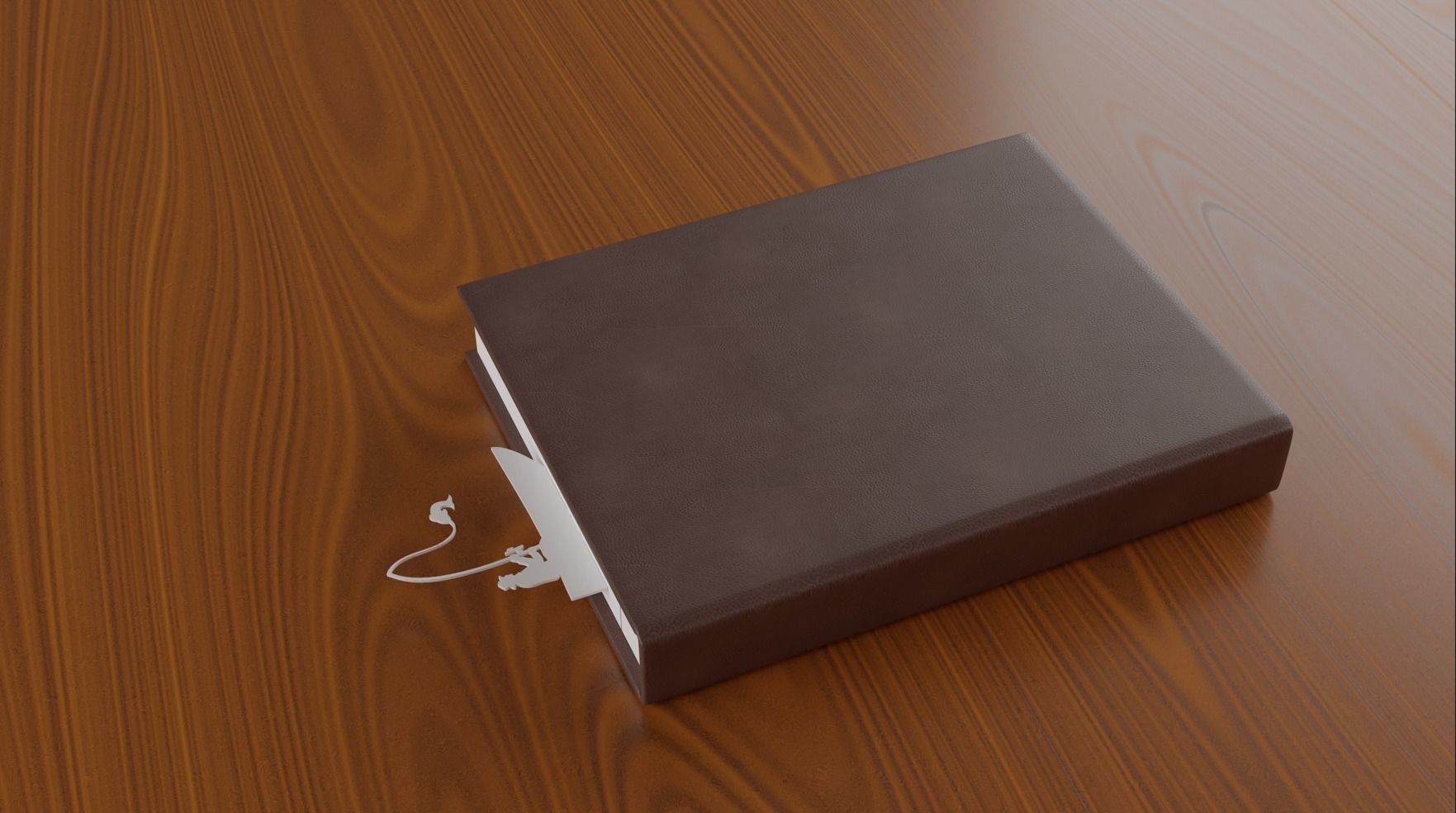 Fisherman Bookmark 3D model 3D printable | CGTrader