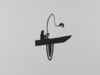 Fisherman Bookmark 3D model 3D printable | CGTrader