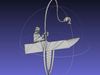 Fisherman Bookmark 3D model 3D printable | CGTrader