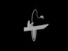 Fisherman Bookmark 3D model 3D printable | CGTrader