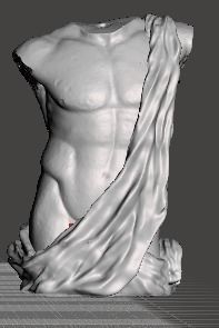 ANTIQUE MALE TORSO 3D print model_8