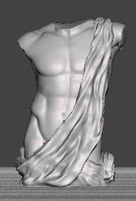 ANTIQUE MALE TORSO 3D print model_5