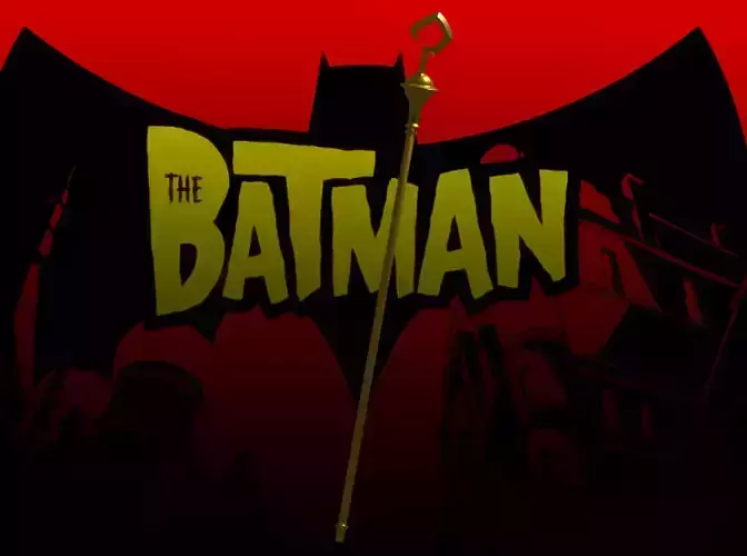Riddler Staff from The Batman 2004 3D Printable Model 3D print model