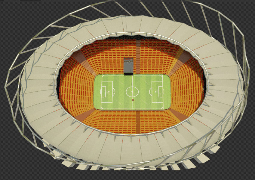 FIFA 2022 QUARTER STADIUM-field 3D model_11
