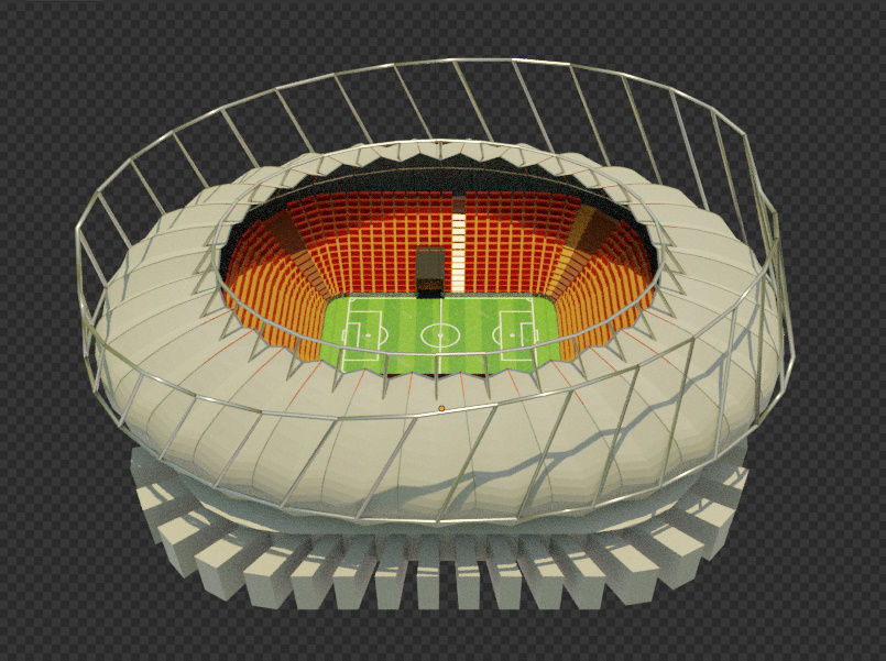 FIFA 2022 QUARTER STADIUM-field 3D model_7