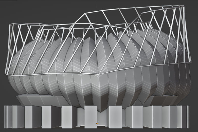 FIFA 2022 QUARTER STADIUM-field 3D model_2