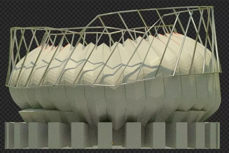 FIFA 2022 QUARTER STADIUM-field 3D model_0