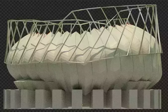 FIFA 2022 QUARTER STADIUM-field 3D model