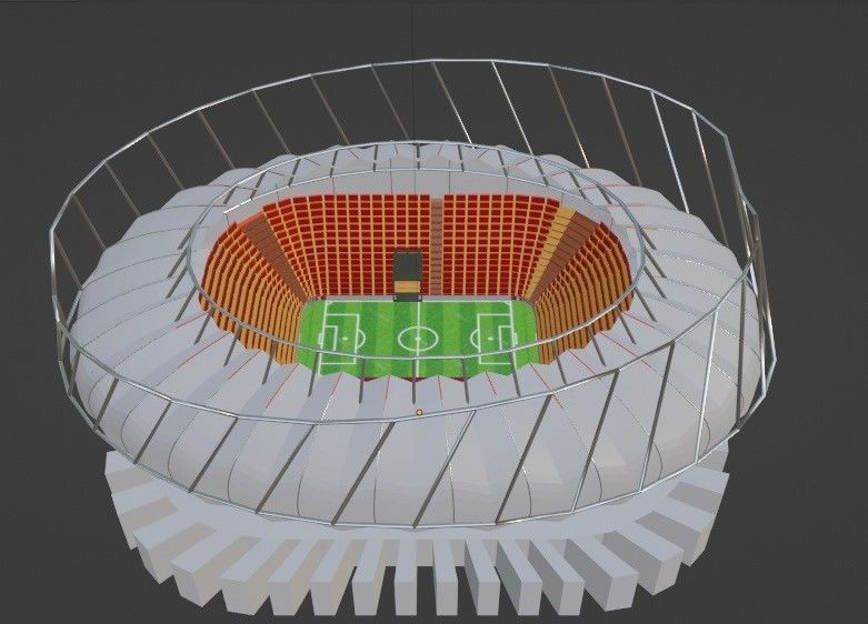 FIFA 2022 QUARTER STADIUM-field 3D model_5