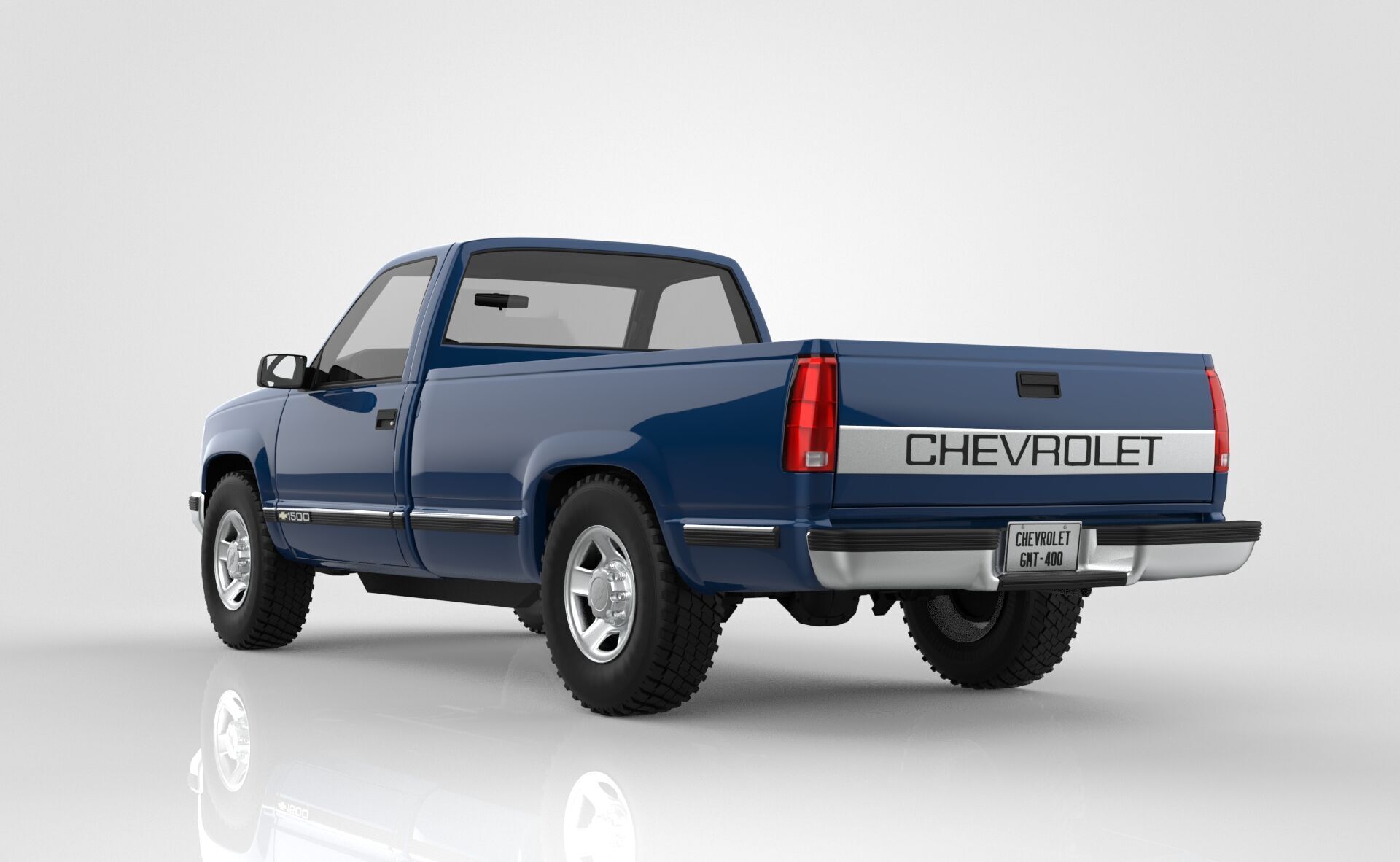 Chevrolet Silverado 1500 1994 3D model_3