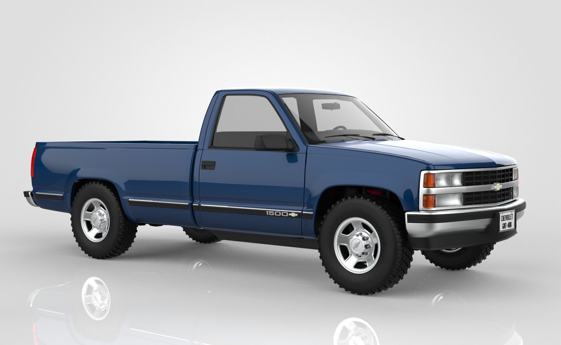Chevrolet Silverado 1500 1994 3D model_8