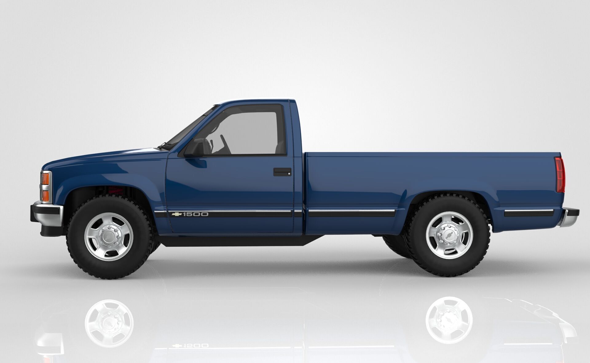 Chevrolet Silverado 1500 1994 3D model_1