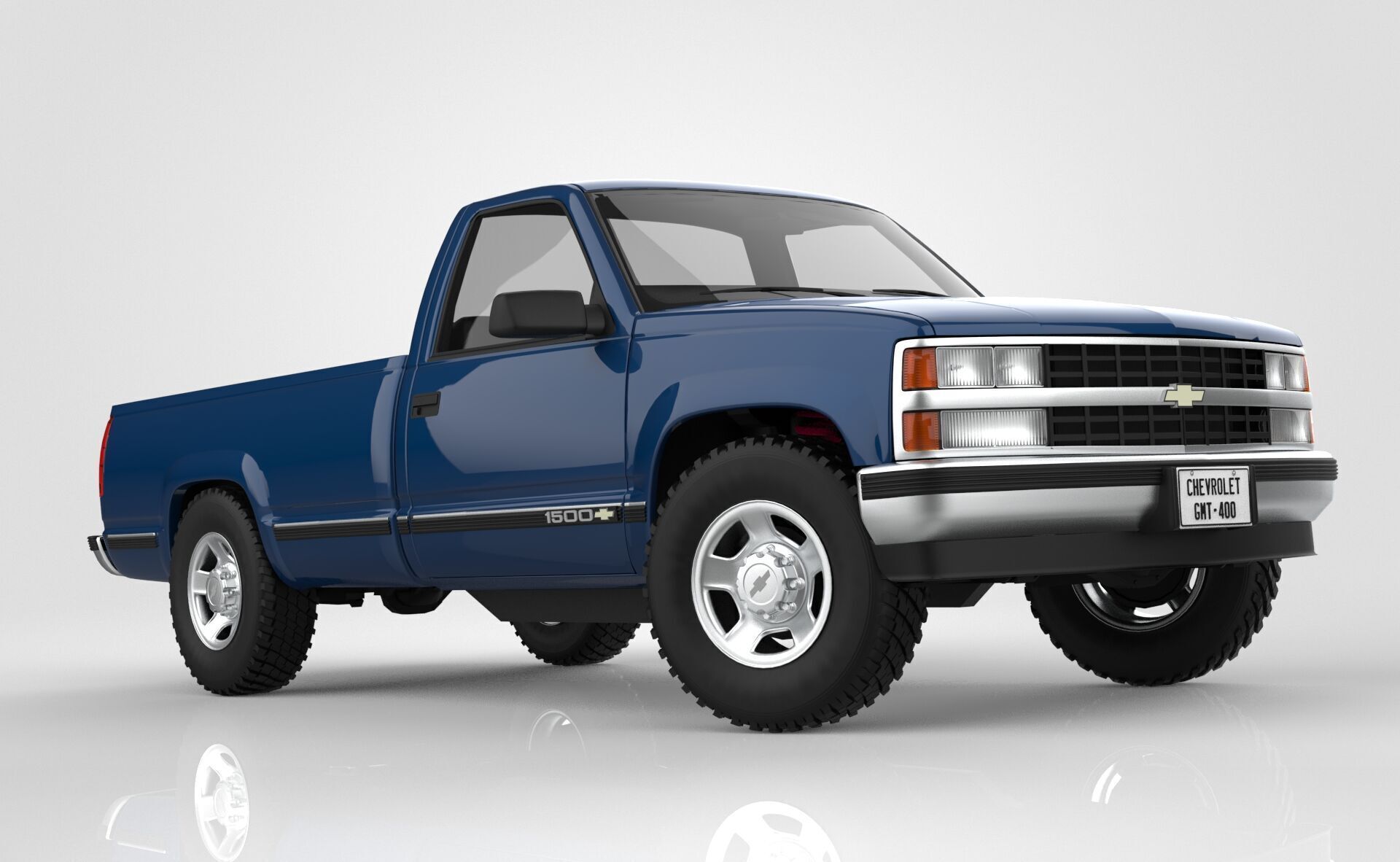 Chevrolet Silverado 1500 1994 3D model_9