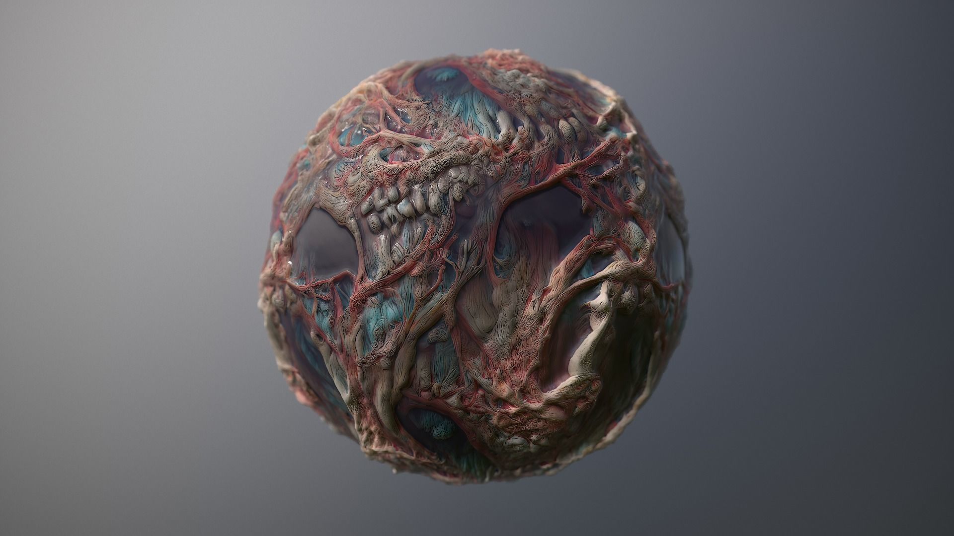 Material Skin Monster 17 Seamless PBR Texture Texture_8