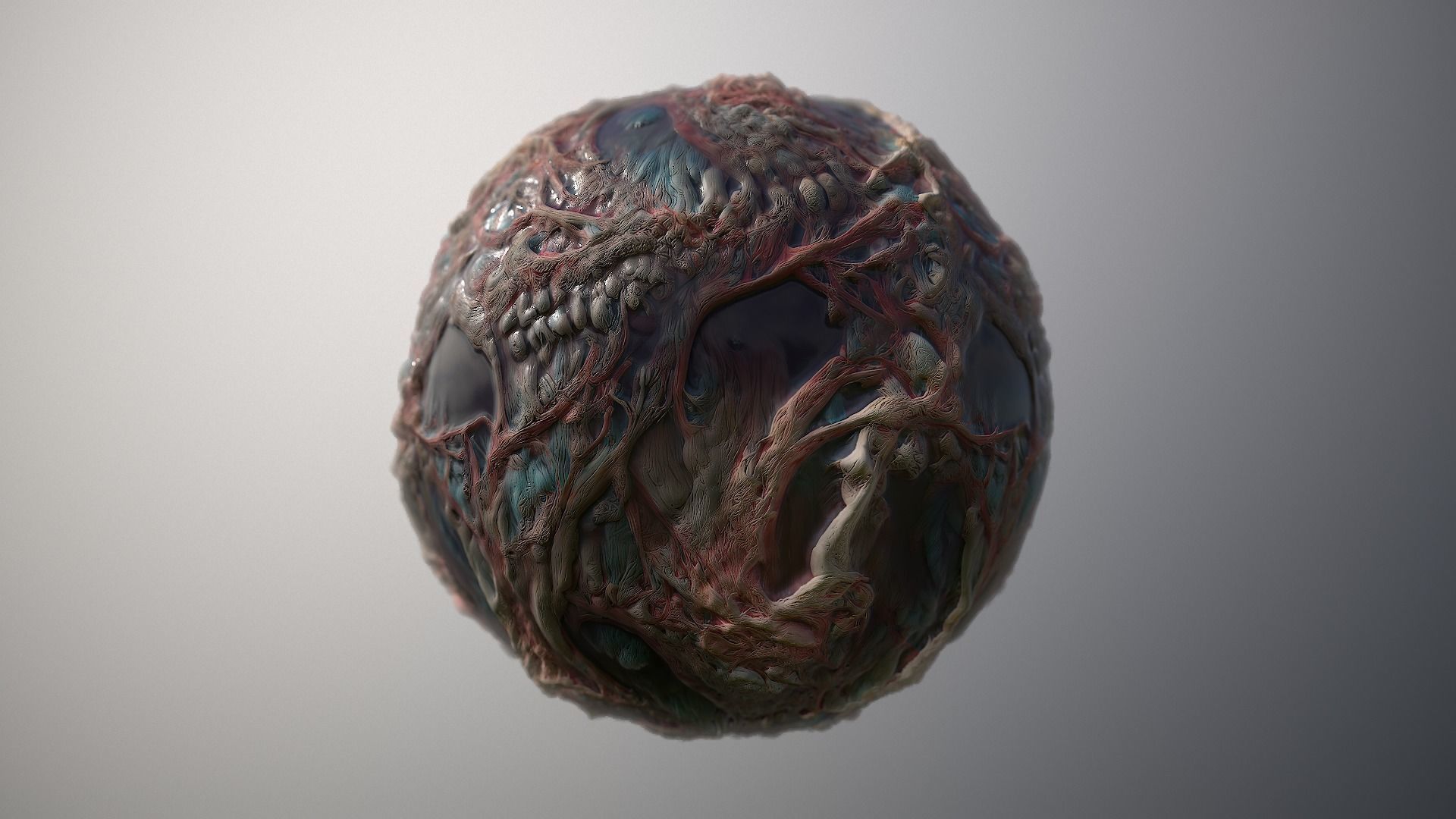 Material Skin Monster 17 Seamless PBR Texture Texture_6