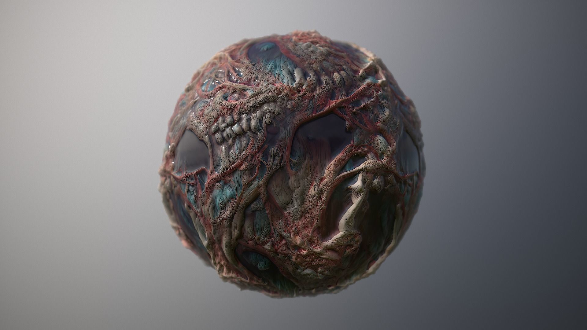 Material Skin Monster 17 Seamless PBR Texture Texture_7