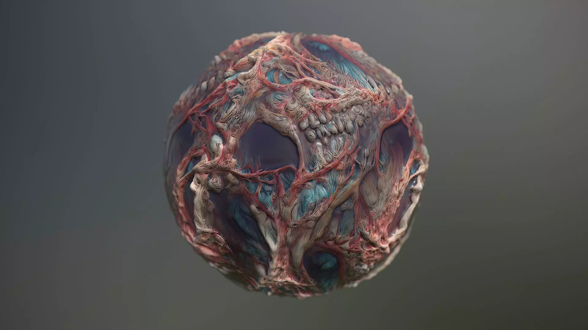 Material Skin Monster 17 Seamless PBR Texture Texture_0