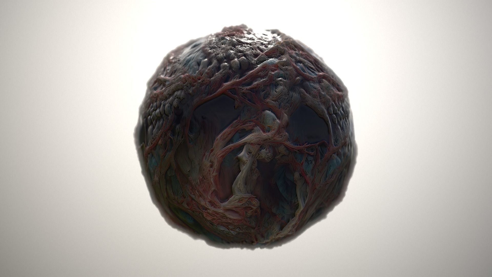 Material Skin Monster 17 Seamless PBR Texture Texture_21