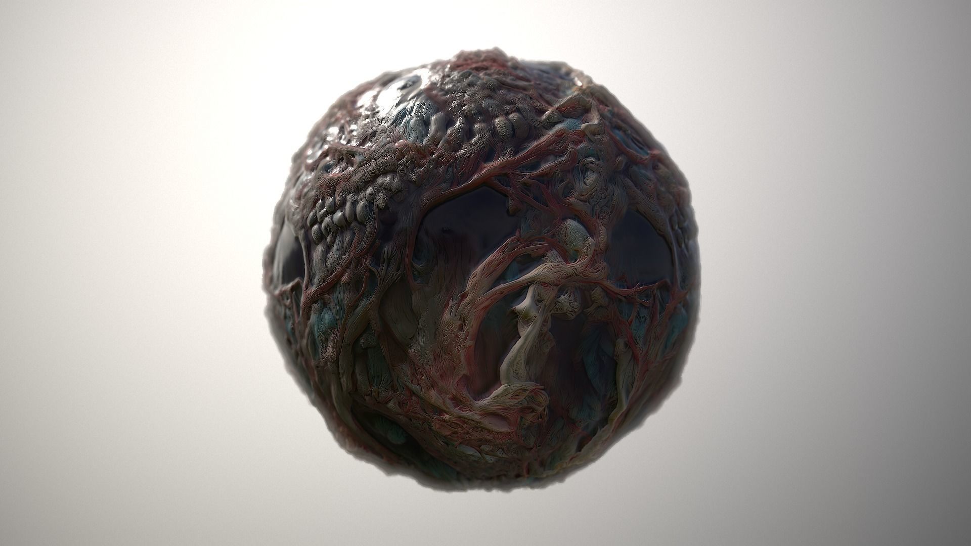 Material Skin Monster 17 Seamless PBR Texture Texture_4