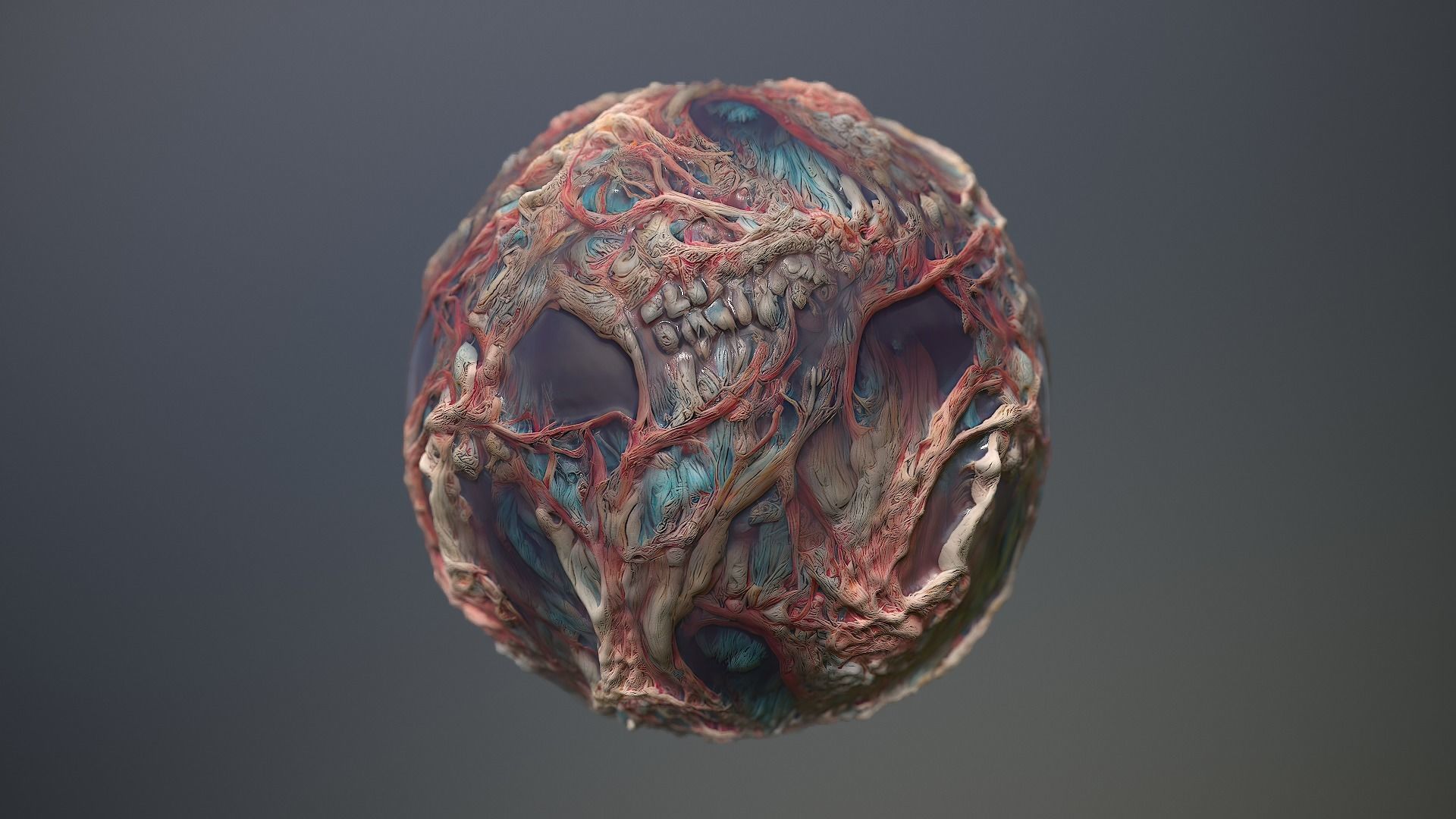 Material Skin Monster 17 Seamless PBR Texture Texture_11