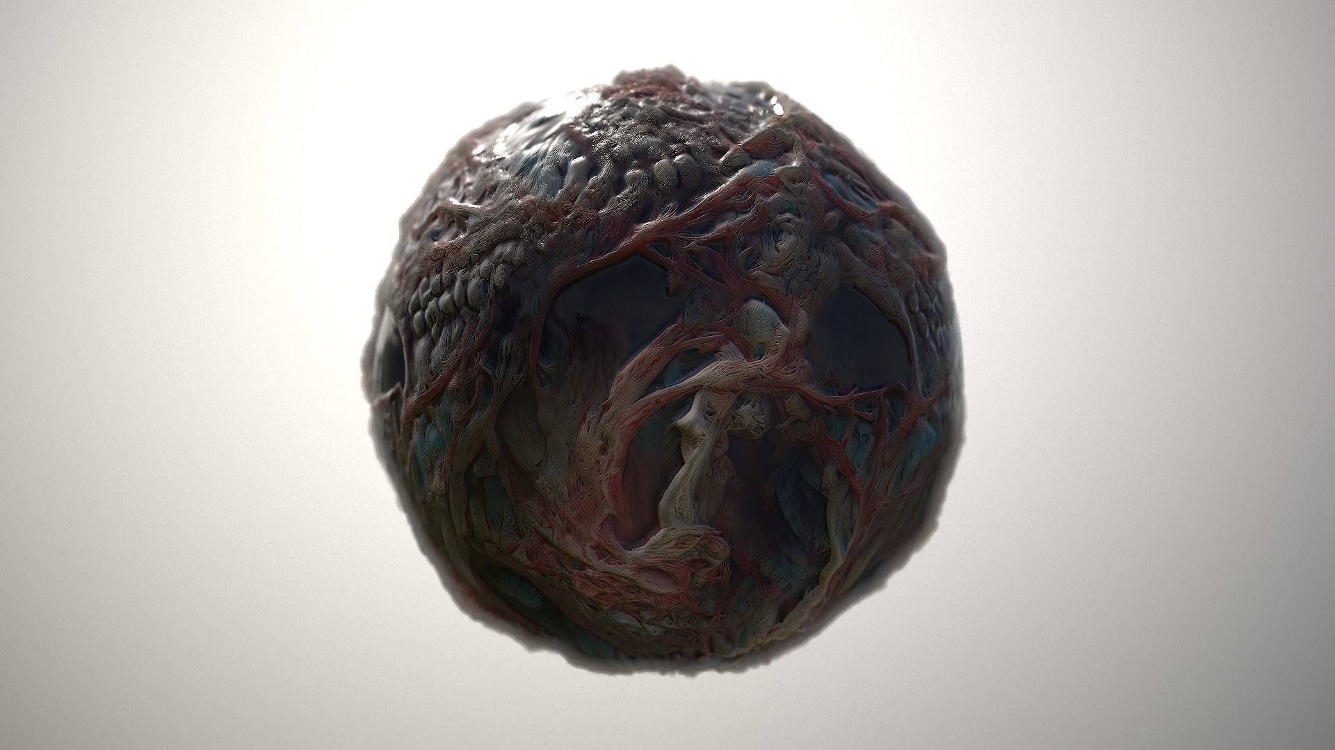 Material Skin Monster 17 Seamless PBR Texture Texture_3