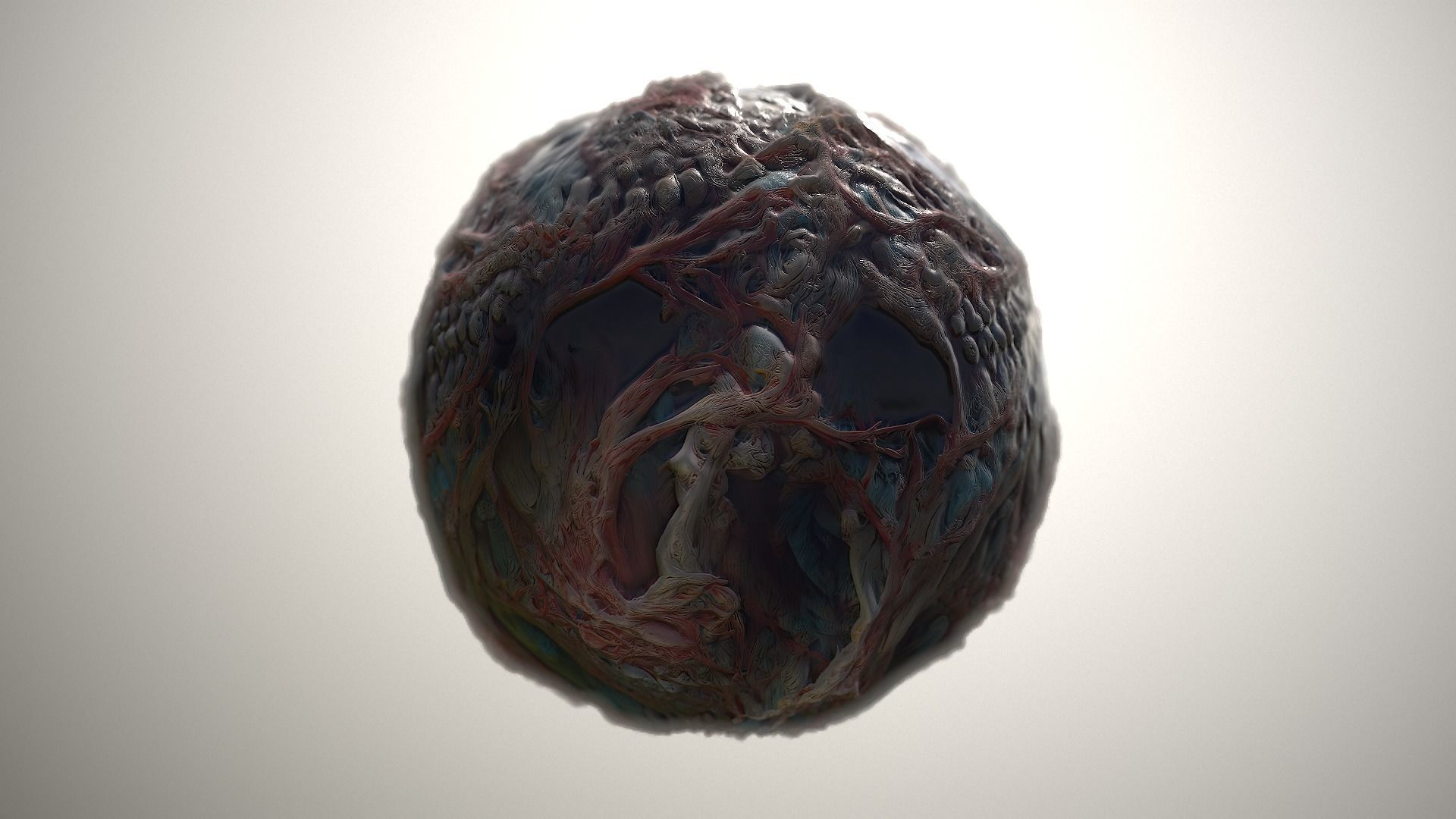 Material Skin Monster 17 Seamless PBR Texture Texture_20