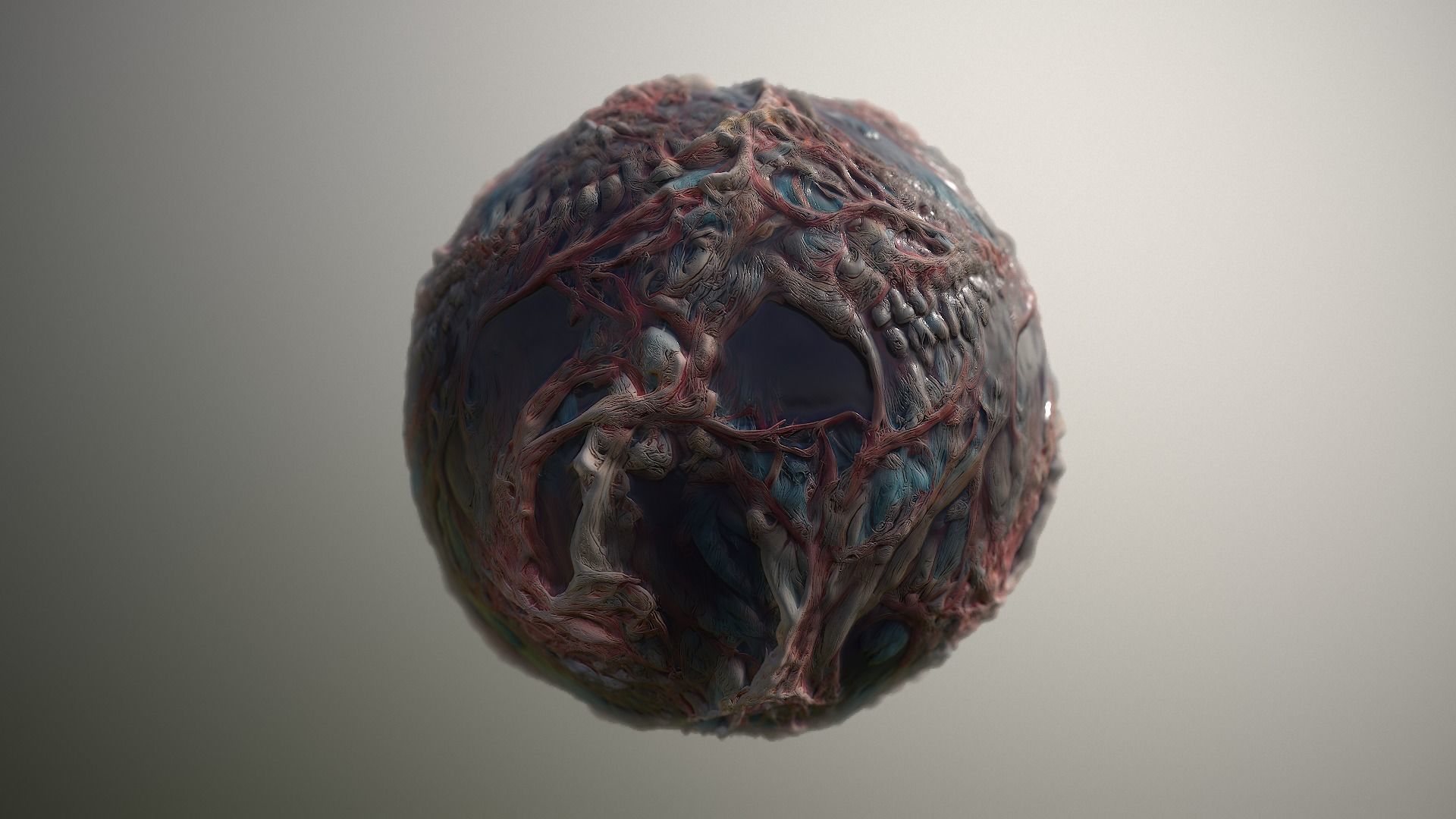 Material Skin Monster 17 Seamless PBR Texture Texture_17