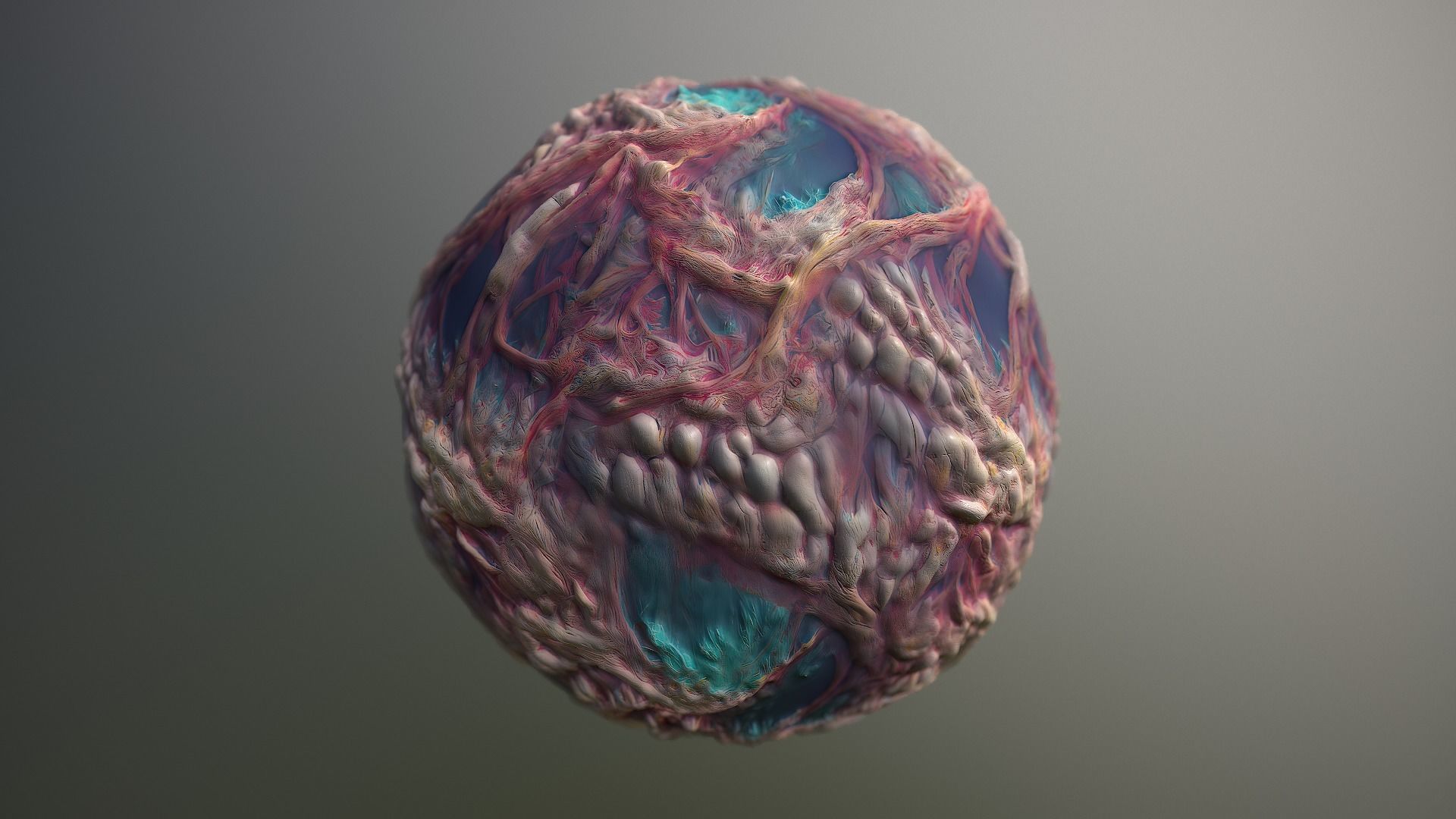 Material Skin Monster 16 Seamless PBR Texture Texture_15