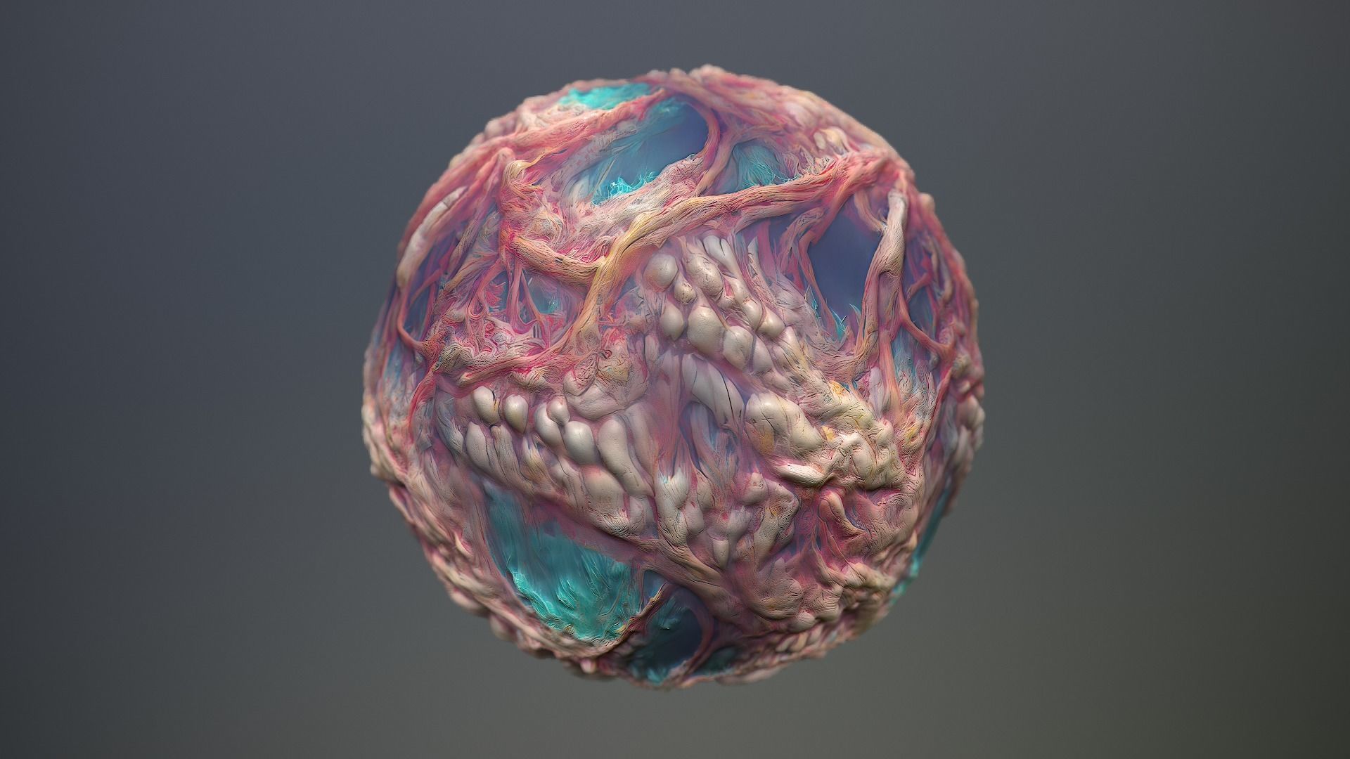 Material Skin Monster 16 Seamless PBR Texture Texture_12