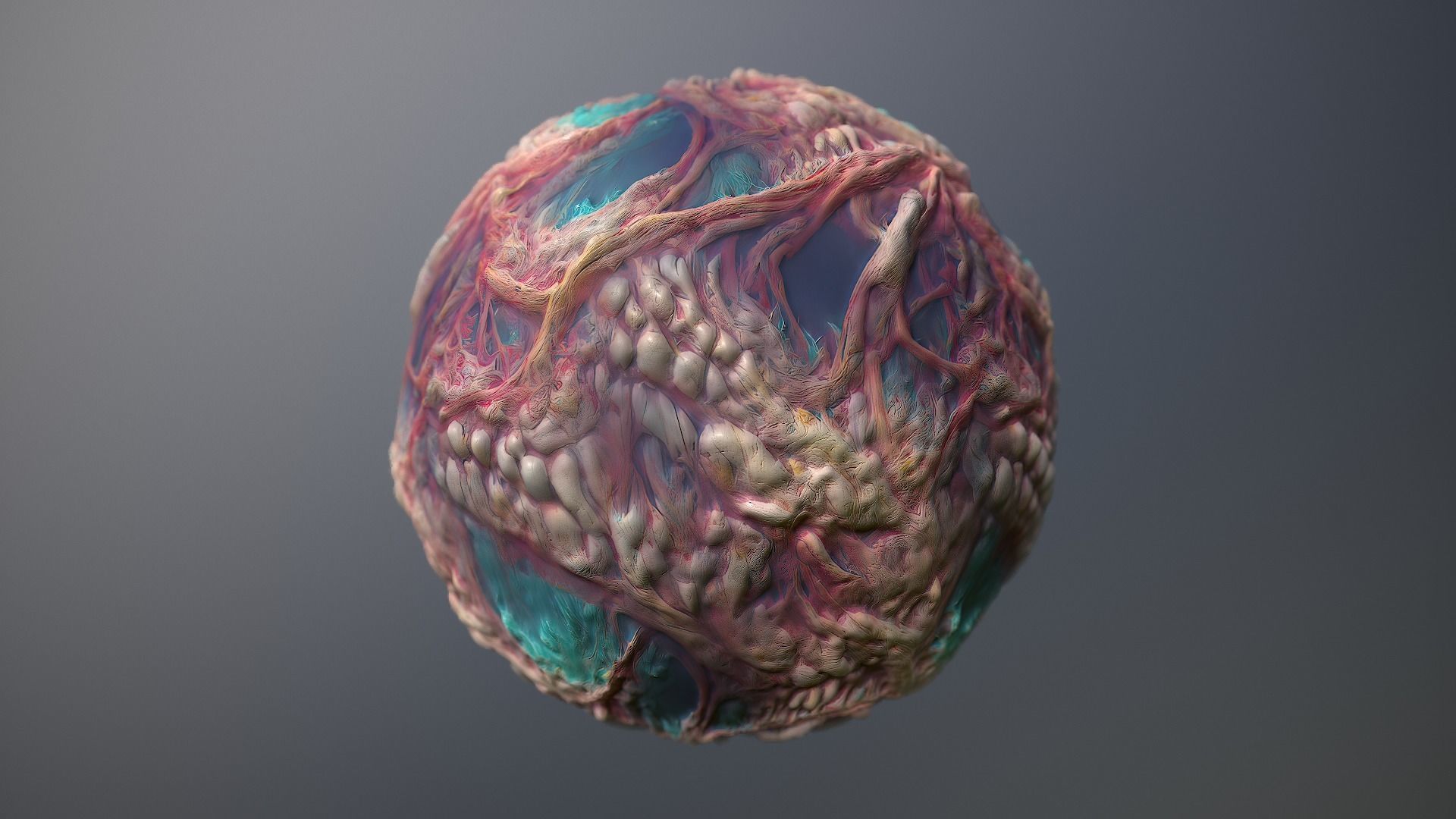 Material Skin Monster 16 Seamless PBR Texture Texture_9