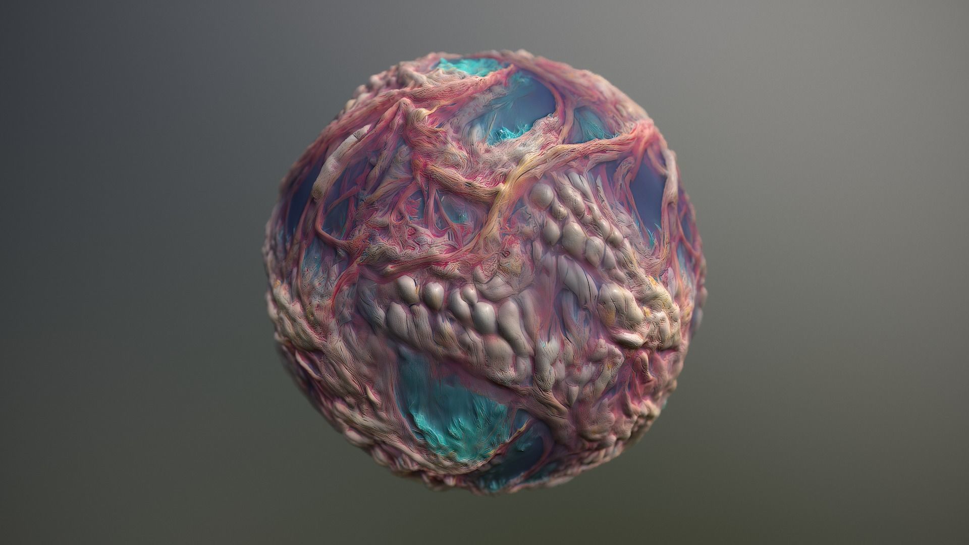 Material Skin Monster 16 Seamless PBR Texture Texture_13