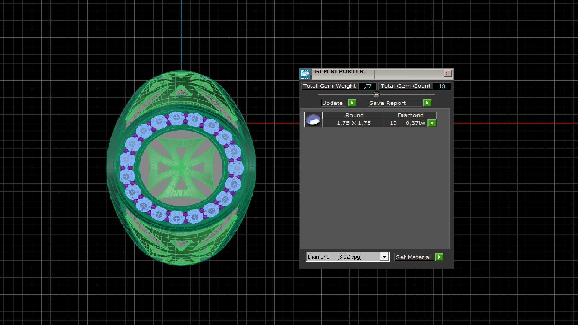 Ring with symbols of the Army of Ukraine 3D print model 3D print model_4