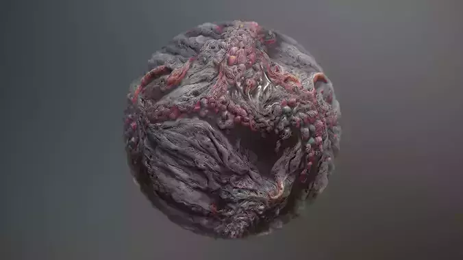Material Skin Monster 15 Seamless PBR Texture Texture