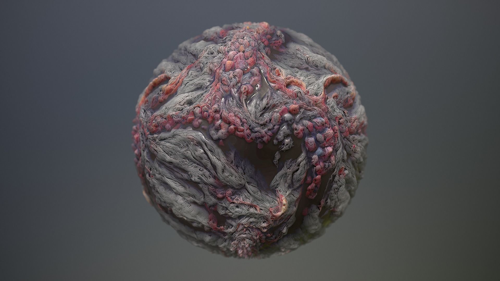 Material Skin Monster 15 Seamless PBR Texture Texture_12