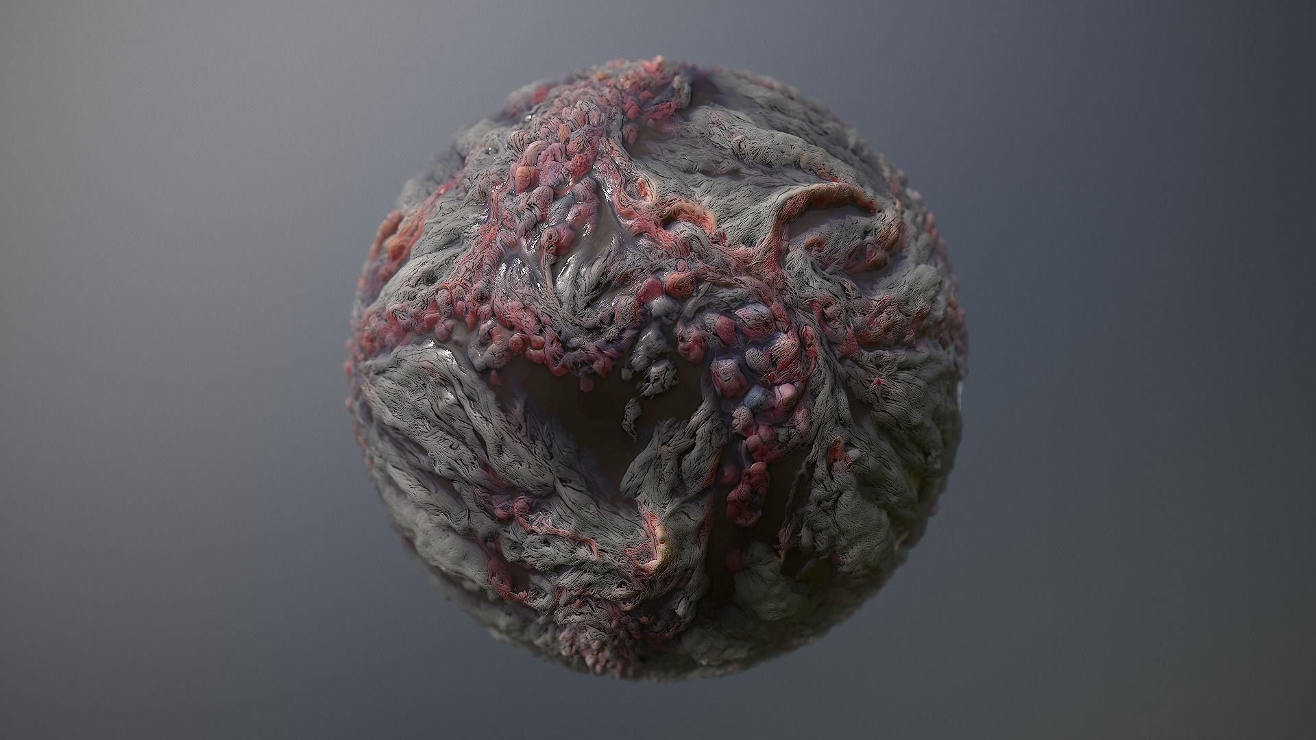 Material Skin Monster 15 Seamless PBR Texture Texture_9
