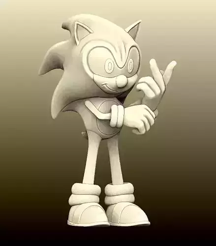 Sonic the Hedgehog  3D print model