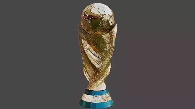 world cup quarter 2022 fifa cup 3D model