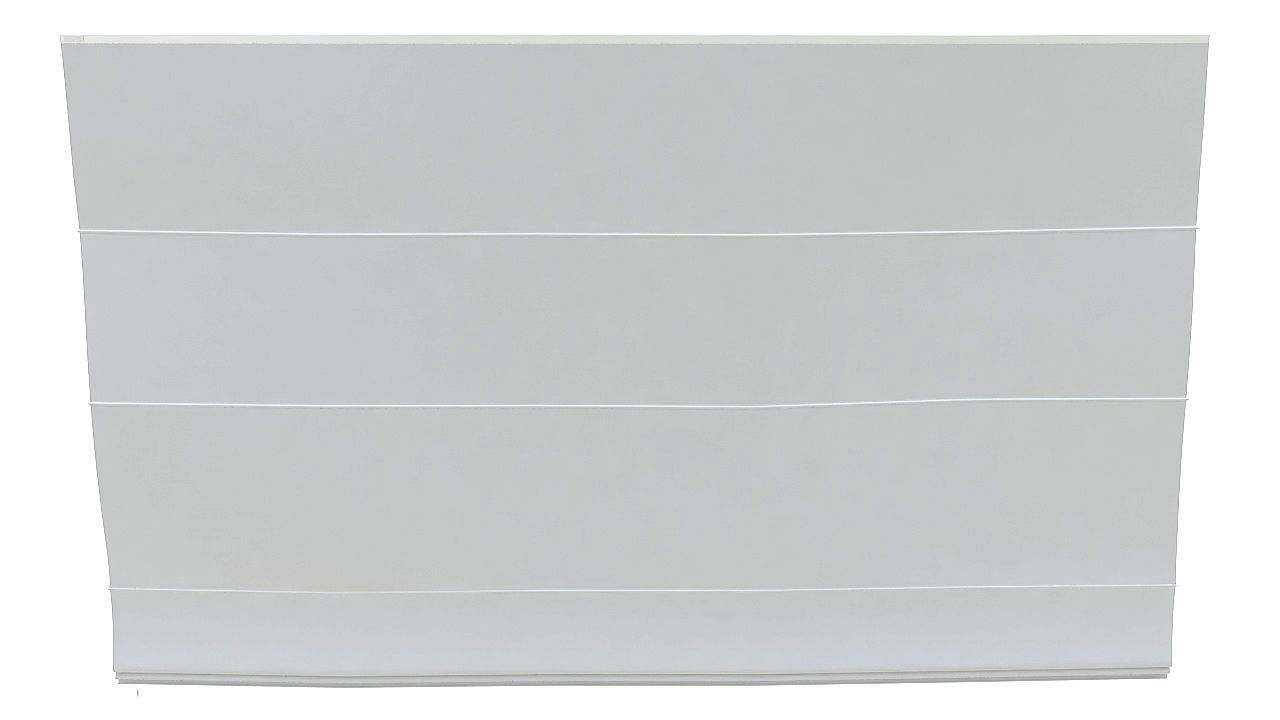 Fabric curtain blinds 3D model_1