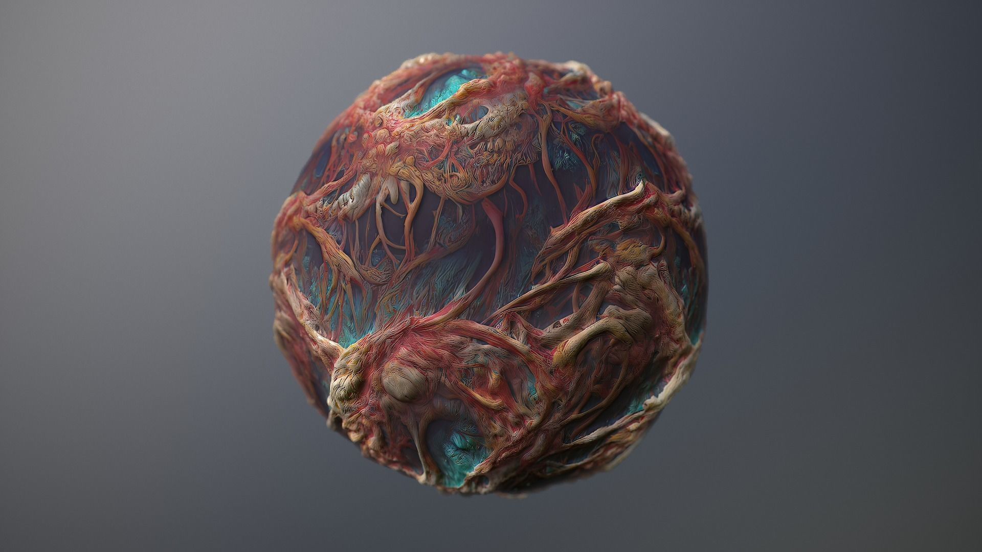 Material Skin Monster 14 Seamless PBR Texture Texture_9