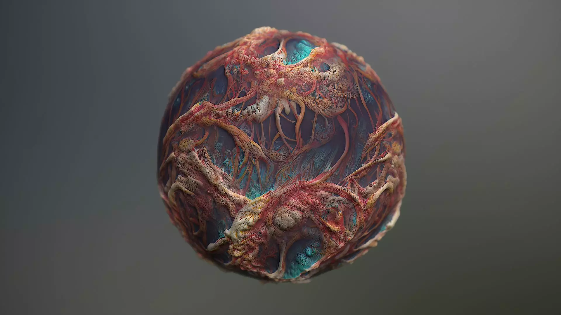 Material Skin Monster 14 Seamless PBR Texture Texture_0