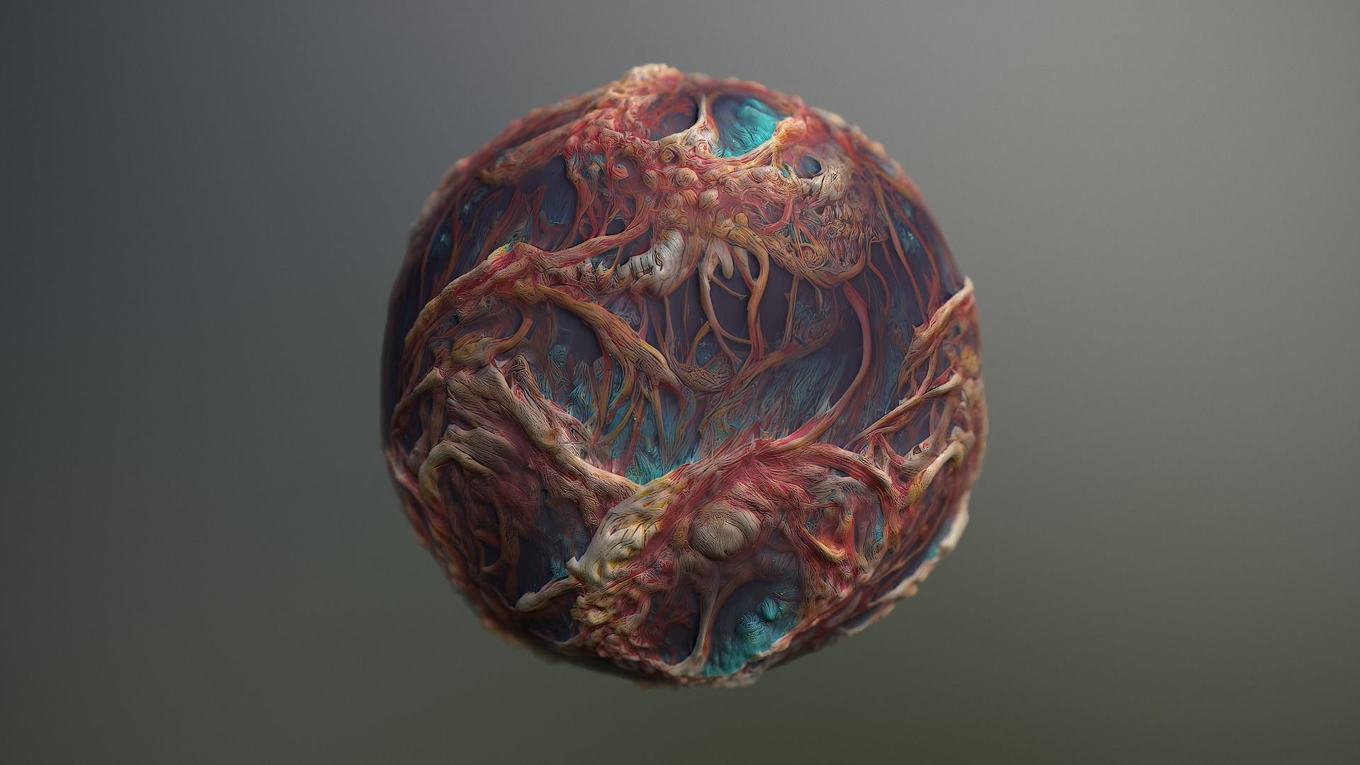 Material Skin Monster 14 Seamless PBR Texture Texture_13