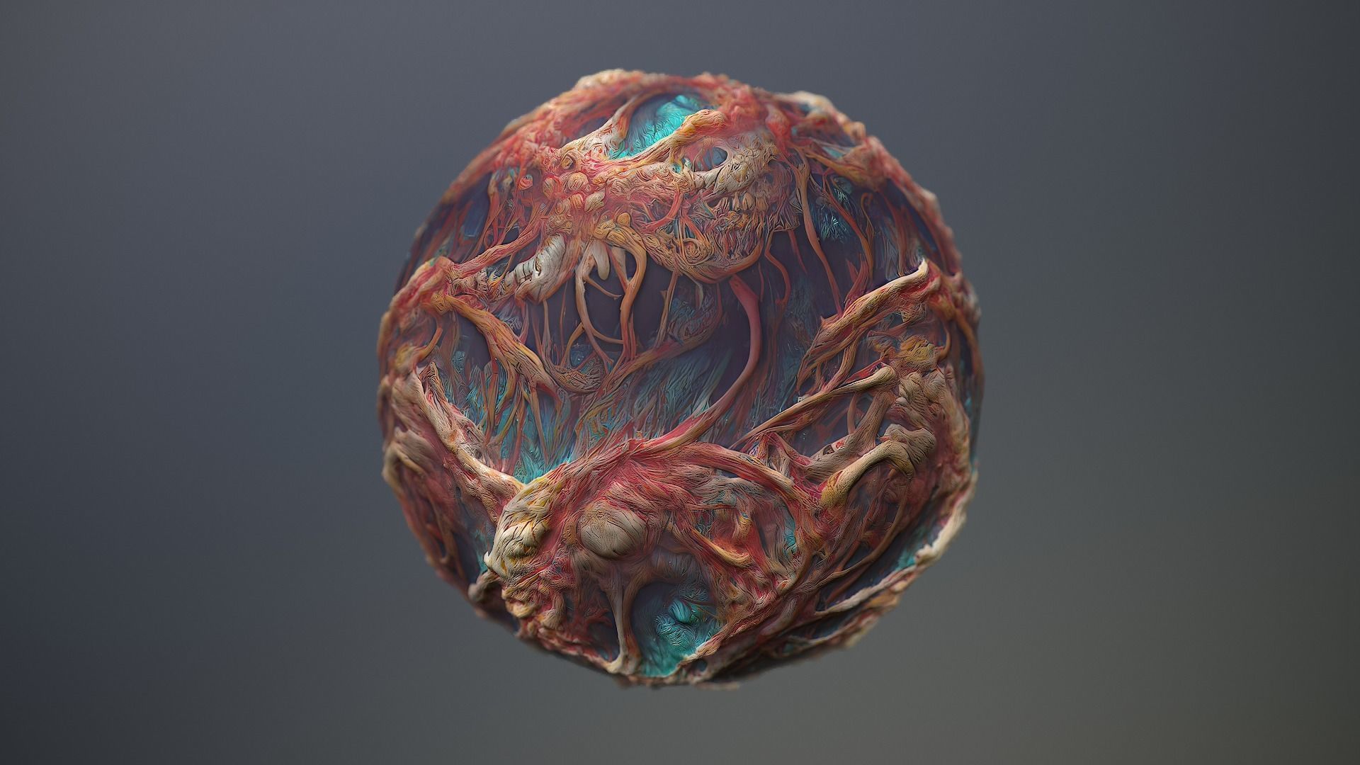 Material Skin Monster 14 Seamless PBR Texture Texture_11
