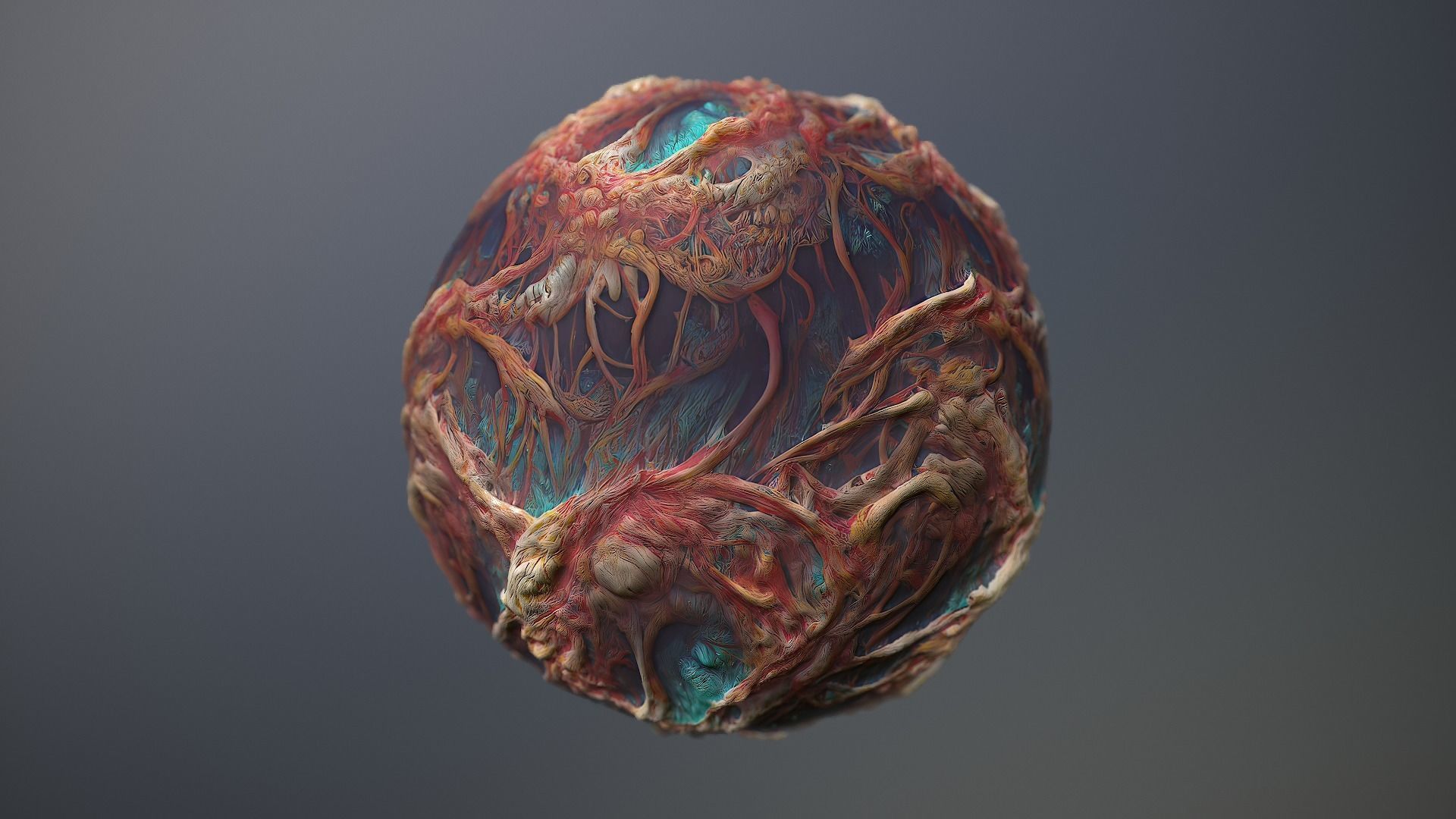 Material Skin Monster 14 Seamless PBR Texture Texture_10