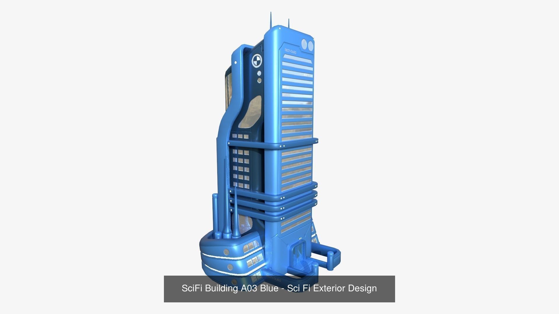 10 SciFi Buildings A Collection - Sci Fi Exterior Design _4