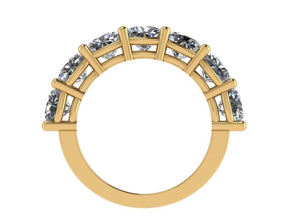 Ring477 gold diamond eternity ring 3D print model_2